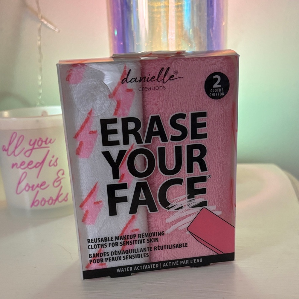 Pink Erase Your Face Cloths